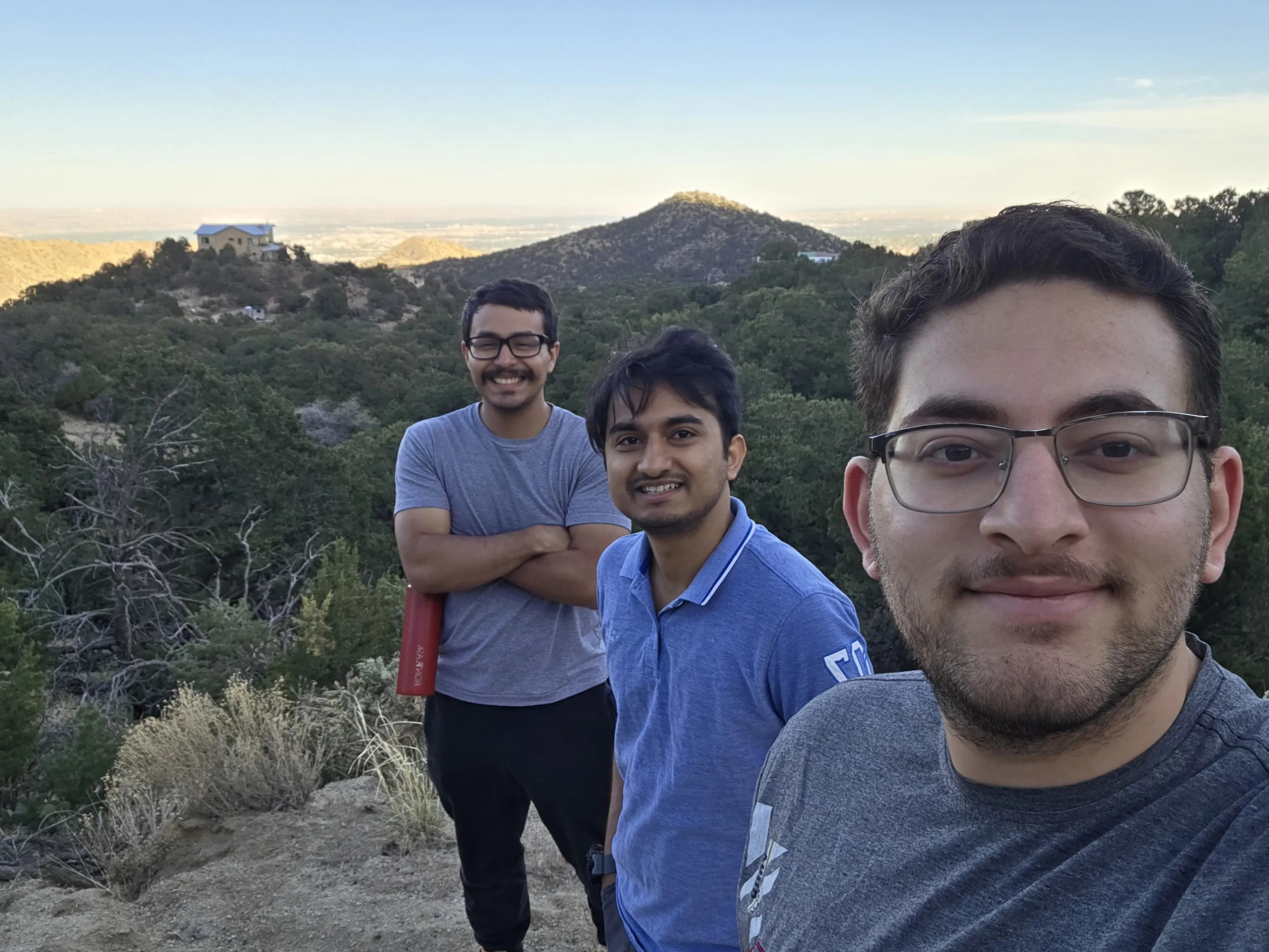 Lab hike in the Sandia Mountains