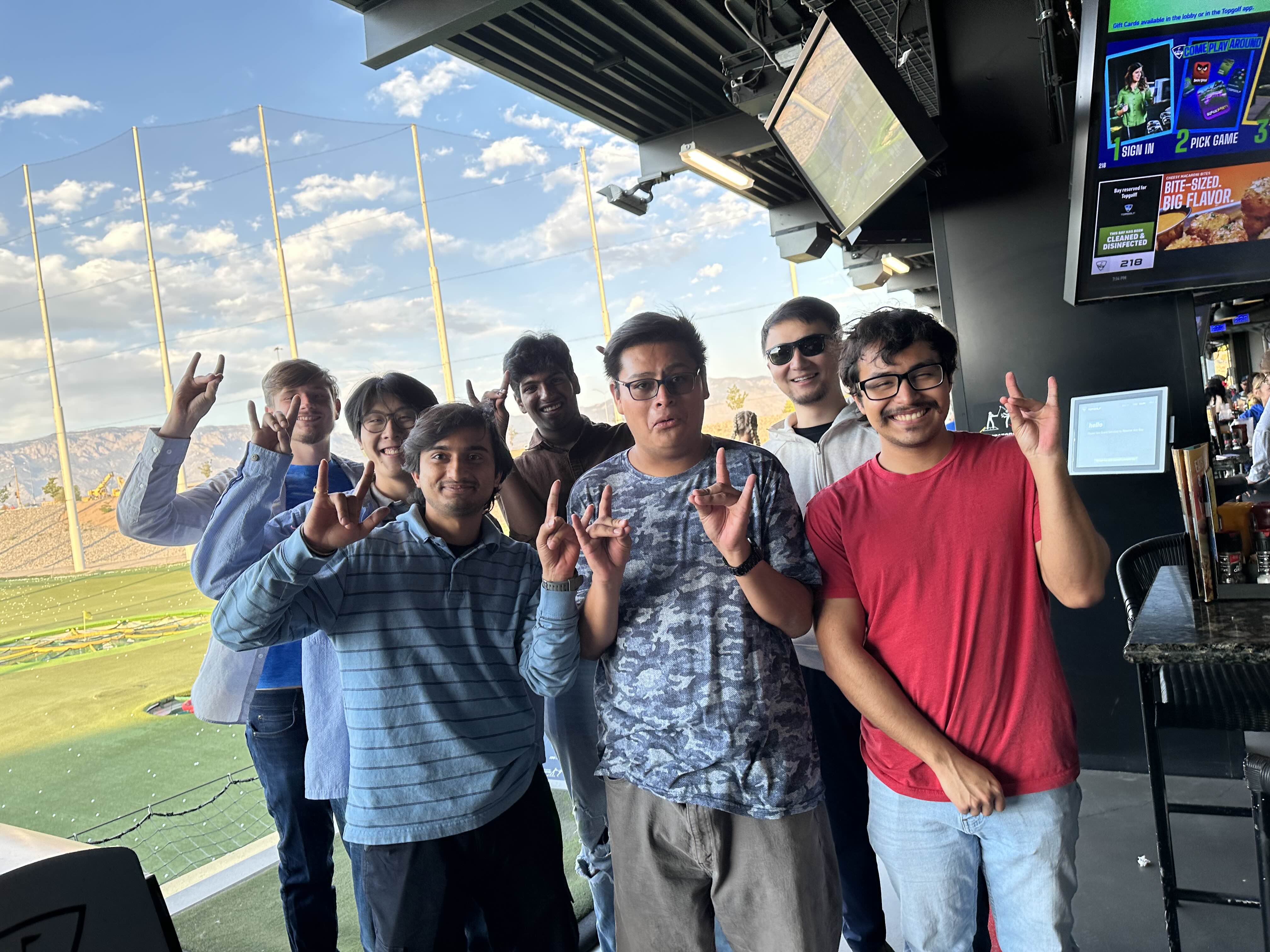 Lab outing at Topgolf
